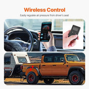 Load image into Gallery viewer, Amocart Air Shock Controller Kit 12V Air Compressor System Air Ride Suspension Compressor Kit w/ Single Path System for Truck