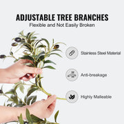 Load image into Gallery viewer, Amocart Artificial Olive Tree 4/5/6FT Tall Faux Plant Secure PE Material Anti-Tip Tilt Protection Low-Maintenance Tree for Home