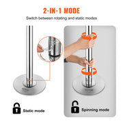 Bild in Galerie-Viewer laden, SucceBuy Professional Dancing Pole Spinning Static Dancing Pole Kit Portable Removable Pole 45mm Heavy-Duty Stainless Steel Pole
