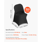 Load image into Gallery viewer, Amocart 50 Pcs Purple Chair Covers Polyester Spandex Chair Cover Stretch Slipcovers for Wedding Party Flat-Front Chair Covers