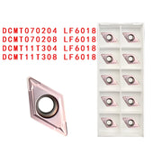 Charger l'image dans la visionneuse de galerie, DCMT070204 DCMT11T304 VP15TF UE6020 Insert carbure Outil de tournage interne Outil de tournage CNC de haute qualité pour tour