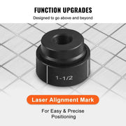 Load image into Gallery viewer, Amocart 10Ton Hydraulic Knockout Punch Driver Kit 1/2"-2" w/ 6 Dies Carbon Steel Sheet Hole Opener Manual Hole Digger