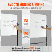 Bild in Galerie-Viewer laden, Amocart Rolling Magnetic Whiteboard Double-Sided Mobile Whiteboard 360° Reversible Adjustable Height Dry Erase Board for School