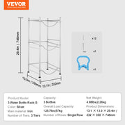 Load image into Gallery viewer, Amocart 3/4/5 Tiers Water Jug Holder Iron Water Bottle Holder Double/Single Row Easy Installation for Kitchen Office Livingroom