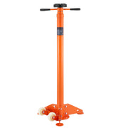 Load image into Gallery viewer, SucceBuy Underhoist Stand 3/4 Ton Capacity Pole Jack, Lifting from 43.3" to 70.9" Triangular Base Two Wheels Automotive Support - AMOCART