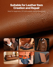 Load image into Gallery viewer, SucceBuy 38/59/61/72/92PCs Leather Working Tools Kit Leather Craft Tools Storage Bag Engraving Punching Sewing Stamping Tools