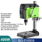 Load image into Gallery viewer, ALLSOME Mini Bench Drill Bench Drilling Machine Variable Speed Drilling Chuck 1-16mm For DIY Wood Metal Electric Tools