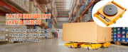 Load image into Gallery viewer, Amocart 6/8/12T Machinery Skate Dolly Industrial Mover with 4 PU Wheels & 360° Non-Slip Cap for Warehouse Workshop Factory