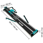Load image into Gallery viewer, SucceBuy 1200MM Tile Cutter High Precision Manual Ceramic Floor Tiles Tile Cutter 48 In Cutting Machine for Precision Cutting