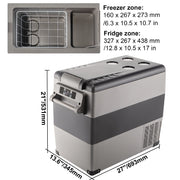 Load image into Gallery viewer, Succebuy 20-55L Portable Refrigerator Car Refrigerator Electric Compressor Cooler with 12/24v DC & 110-240v AC