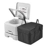 Load image into Gallery viewer, Portable Toilet for Camping Porta Potty Push-Button Pressurized Flush Commode Leak-proof and Odourless Portable Toilet