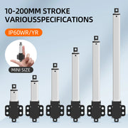 Load image into Gallery viewer, Mini telescopic linear actuator small micro 6V/12V/24VDC electric reciprocating lifting linear actuator stroke range 10-200mm