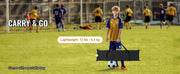 Load image into Gallery viewer, Amocart Soccer Trainer 2 IN 1 Rebounder Net Iron Soccer Practice Equipment Sports Football Rebounder Wall forTeam Solo Training