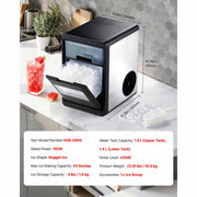 Load image into Gallery viewer, SucceBuy Countertop Ice Maker 33 44 lbs per Day Self-Cleaning Portable Machine w/Scoop Drawer-Style Ice Access Ice-Making Machin