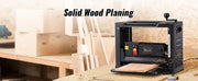 Load image into Gallery viewer, SucceBuy Thickness Planer 13inch Benchtop Planer & Two-Blade 15-Amp 1800W Powerful Motor Low Noise for DIY Woodworking Planing