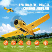 Load image into Gallery viewer, SucceBuy RC Plane 2.4G 4CH Remote Control Airplane with 6-Axis Gyro Stabilizer Aircraft Toy RC Glider for Kids Beginners Gifts