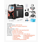 Load image into Gallery viewer, Amocart TIG Welder 200A 6-In-1 Welding Machine AC TIG/DC TIG/DC Pulse Spot MMA Stick Electric Welder with Synergic Control IGBT