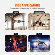 Load image into Gallery viewer, Amocart Professional Dancing Pole Spinning Static Dancing Pole Kit Portable Removable Pole 45mm Heavy-Duty Stainless Steel Pole