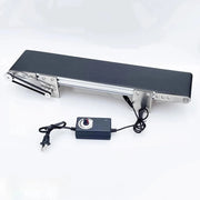 Load image into Gallery viewer, Small Desktop Conveyor Belt 12x50cm Mini Conveyor Cargo Lane Electric Production Line Conveyor Belt Teaching Equipment