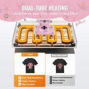 Load image into Gallery viewer, SucceBuy Heat Press 15 x 15 in Heat Press Machine Slide Out Heat Transfer Machine Fast Even Heating 2-Layer Insulation Cotton