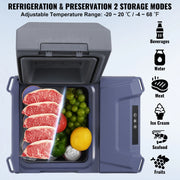 Charger l'image dans la visionneuse de galerie, Amocart 8L to 75L Car Refrigerator Fridge Portable Icebox Single&Dual Zone w/Blue Tooth Temp Adjustable for Outdoor Camping RV
