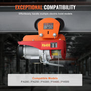 Load image into Gallery viewer, SucceBuy Electric Hoist Manual Trolley 0.5/1 Ton Capacity for PA200 PA250 PA300 PA400 PA500 Push Beam Trolley with Dual Wheels - AMOCART