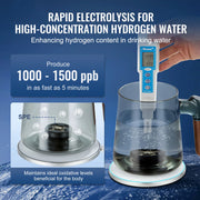 Load image into Gallery viewer, Amocart 400ML Hydrogen Water Cup Hydrogen Generator SPE Technology Hydrogen Water Ionizer Machine with Wireless Charging Base