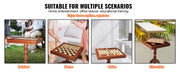 Charger l'image dans la visionneuse de galerie, 18 pouces 3-en-1 Ta en Bois SucceBuy Ensemble Dames Échecs Backgammon