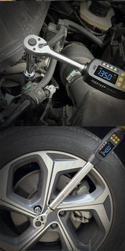 Charger l'image dans la visionneuse de galerie, Clé dynamométrique numérique 1/2'' Précision 2% Outils à main 1/4'' 3/8'' Clé dynamométrique numérique pour auto, moto, vélo Waxtron Hot