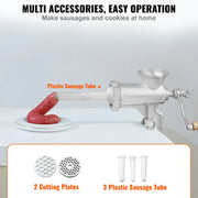Load image into Gallery viewer, SucceBuy Manual Meat Grinder Heavy Duty Cast Iron Hand Meat Grinder Steel Table Clamp Meat Mincer Sausage Maker 1 Cutting Blade - AMOCART