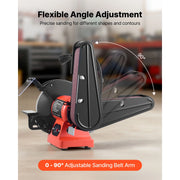 Load image into Gallery viewer, Amocart 8" Bench Grinder & 2" x 28" Belt Sander Combo 350W Professional Sanding Machine with LED Work Light for Metalworking