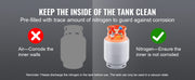 Load image into Gallery viewer, Amocart 30 lbs Refrigerant Recovery Tank with Float Switch Reusable AC Recovery Tank HVAC for All Refrigerant Prevent Overflow