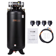Load image into Gallery viewer, SucceBuy 80 Gallon Air Compressor 6.5HP 145PSI Oil Free Air Compressor Ultra Quiet Compressor for Industrial Sites Auto Repair