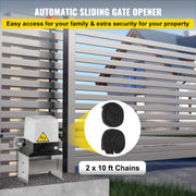 Load image into Gallery viewer, Amocart Electric Sliding Gate Opener with 2 Remote Controls Gate Operator Hardware Heavy Duty Track Driveway Motor for Security