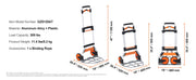 Load image into Gallery viewer, SucceBuy 275/309 lbs Folding Hand Truck Portable Unity Cart Dolly with Telescoping Handle and Binding Rope for Moving Warehouse