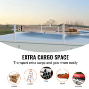 Load image into Gallery viewer, SucceBuy Van Roof Ladder Rack 2Bars Aluminum Alloy Roof Ladder Racks 400 LBS Capacity Rain-Gutter Roof Rack for Van CargoTrailer - AMOCART