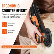 Load image into Gallery viewer, SucceBuy Random Orbital Sander 350W Brushless 10000 PRM 6 Variable Speed Electric Orbital Sander for Woodworking Detail Sanding