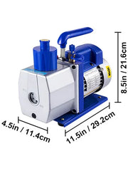 Load image into Gallery viewer, Amocart Vacuum Pump 7 CFM 1/3 HP Single Stage for R12 R22 R134a R410a Systems, 5PA Vacuum Refrigerant for Automobile Reparation