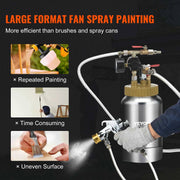 Charger l'image dans la visionneuse de galerie, Amocart 2L/0.5gal Spray Paint Pressure Pot Tank Lightweight Air Paint Pressure Pot 1.8mm Nozzle Spray Paint Gun 3m Hoses