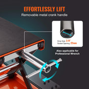 Bild in Galerie-Viewer laden, Amocart Motorcycle Lift 1100 LBS Motorcycle Lift Scissor Lift Jack with Dolly&Hand Crank Center Hoist Crank Stand for Motorbike