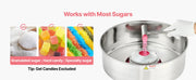Load image into Gallery viewer, Amocart Cotton Candy Machine Commercial 1000W Electric Candy Floss Maker Easy Use with 15 inch Stainless Steel Bowl