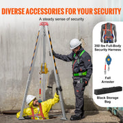 Load image into Gallery viewer, SucceBuy 1800/2600 lbs Confined Space Tripod Kit Winch Confined Space Rescue Tripod Fall Protection For Confined Spaces - AMOCART