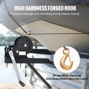 Load image into Gallery viewer, SucceBuy Hand Winch Heavy Duty Rope Crank with 33 ft Steel Wire Cable and Two-Way Ratchet for Trailer Boat or ATV Towing - AMOCART