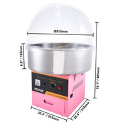 Load image into Gallery viewer, SucceBuy Electric Cotton Candy Machine Commercial Floss Maker w/ Stainless Steel Bowl Sugar Scoop and Drawer for Birthday Party - AMOCART