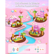 Bild in Galerie-Viewer laden, Amocart 100PCS Magnetic Blocks Princess Castle Set Magnetic Building Cubes STEM Montessori Sensory Toys for Kids Birthday Gift