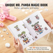 Load image into Gallery viewer, Amocart 3-IN-1 Button Maker Button Maker Machine with Panda Magic Book Ergonomic Arc Handle Punch Press Kit