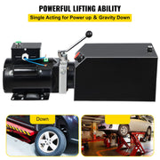 Load image into Gallery viewer, SucceBuy 14 Quart Hydraulic Pump Unit 3 HP 220V 2950 PSI 2 & 4 Post Lifts 3.5 Gal Reservoir Car Jack Power Suit for Auto Repair - AMOCART
