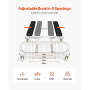 Load image into Gallery viewer, Amocart 1000/1300LBS Watercraft PWC Dolly Jet Ski Stand PWC Cart with 4 Casters & Adjustable Bunks for Moving Kayaks Speedboats