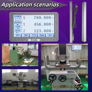 Load image into Gallery viewer, NEW SDS200S 3VA DRO 2 3 4 Axis Digital Readout Milling Lathe LCD DRO 110V /220V Display Counter Screen Monitor 3 Axes Indicator