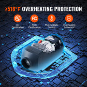 Load image into Gallery viewer, Amocart Car Heater 2/5/8KW Diesel Air Heater 12V With Remote Control Low Noise for Truck RV Trailer Air Diesel Parking Heater